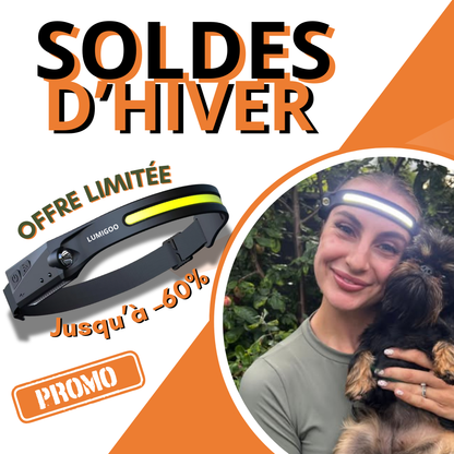 Lumigoo PRO | Lampe frontale LED 230° n°1 en France